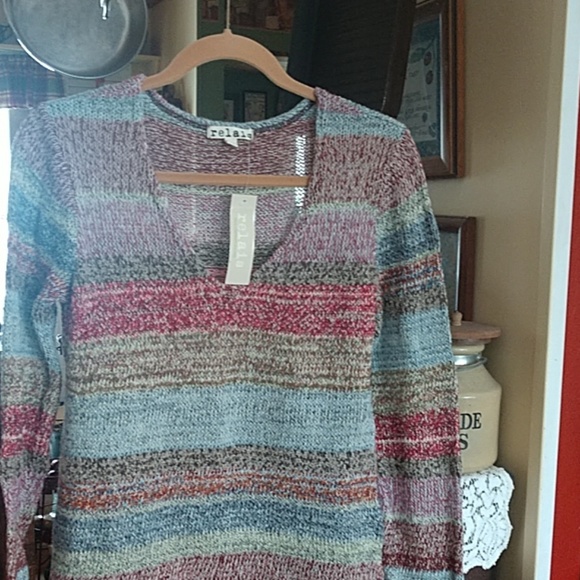 Relais Knitware Sweaters - Gorgeous striped sweater Relais Knitware Sweaters - Gorgeous striped sweater